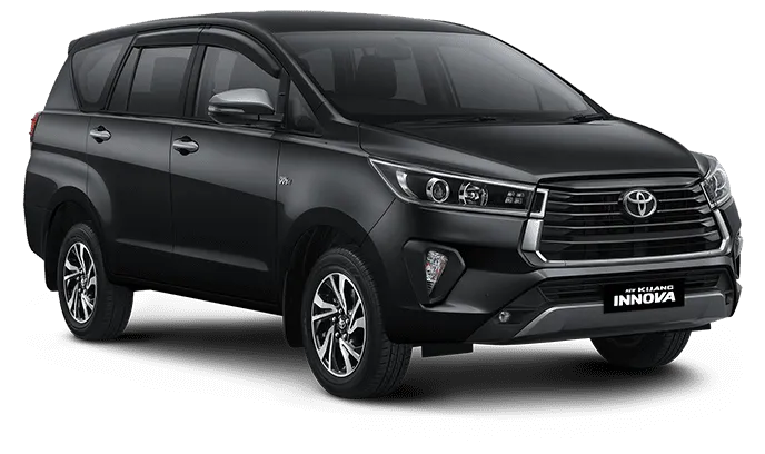 Toyota Kijang Innova Reborn tampak depan — rental Kendari